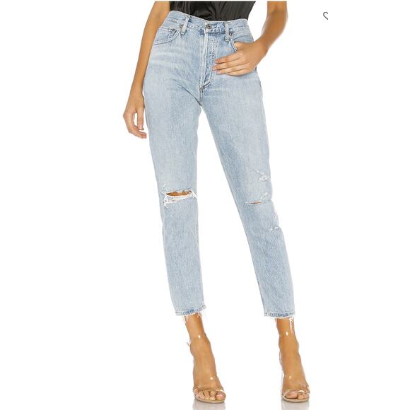 AGOLDE Jamie High Rise Classic Jeans in Shakedown Size 26 - Picture 1 of 14